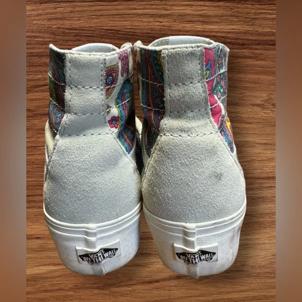 Vans SK8-Hi Tapered Stackform paisley sneakers in multi Women’s 9 men’s 7.5